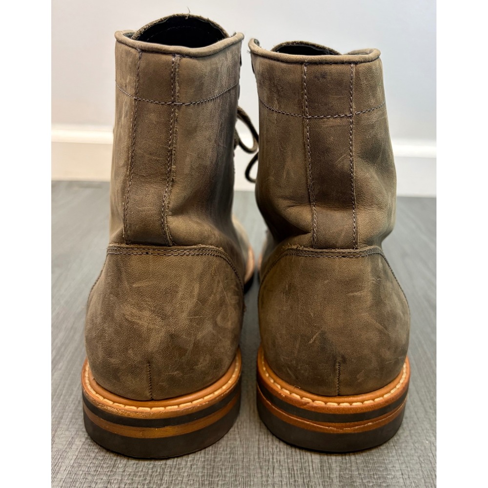 Nisolo Andres Everyday Boot Mens 10.5 Brown Leather Lace Up Boots All Weather - Picture 8 of 15
